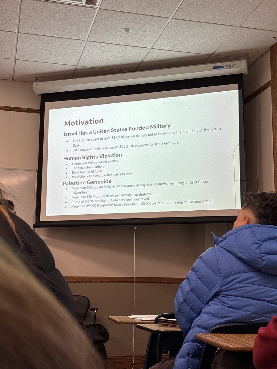 matzomommy's tweet photo. @canarymission @havivrettiggur @thehonestlypod This was a “student” presentation this morning in a philosophy class at Gonzaga University. Is there no end to this madness? https://t.co/pBeUg01CVt