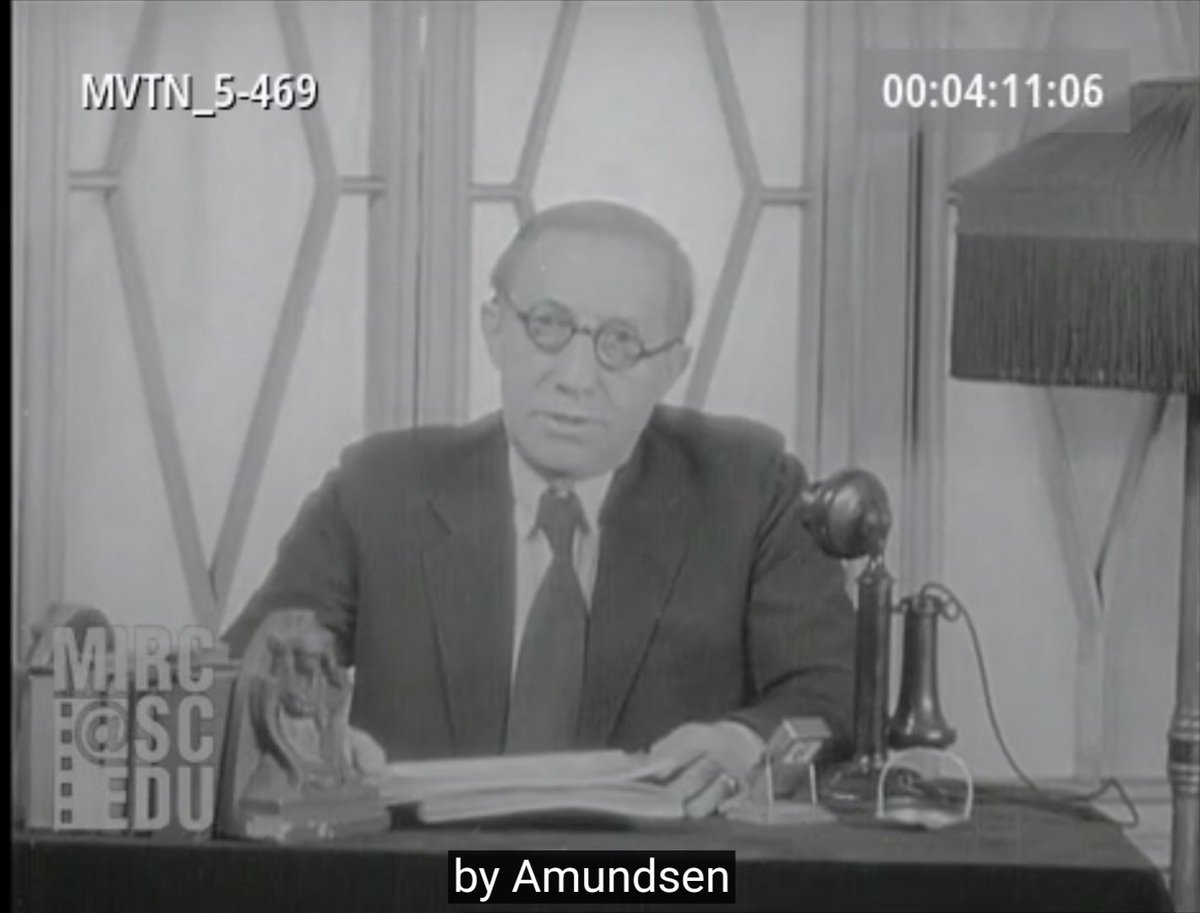 Frederick Cook on video with audio! Aaaah, I love hearing his voice. Love his accent. Absolutely incredible that this video exists I'm all 🥹!! Found, appropriately enough, by Tumblr user roaldamundsen. digital.tcl.sc.edu/digital/collec…