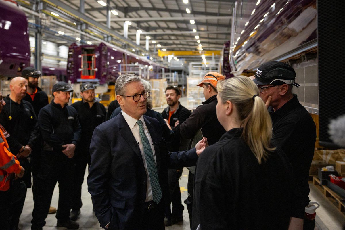 I spoke to Hitachi staff in April. They were concerned about instability and uncertainty under the last government. 

I promised to fix things.

Today I delivered on that promise — securing jobs and boosting rail services. 

My government will always stand with working people.