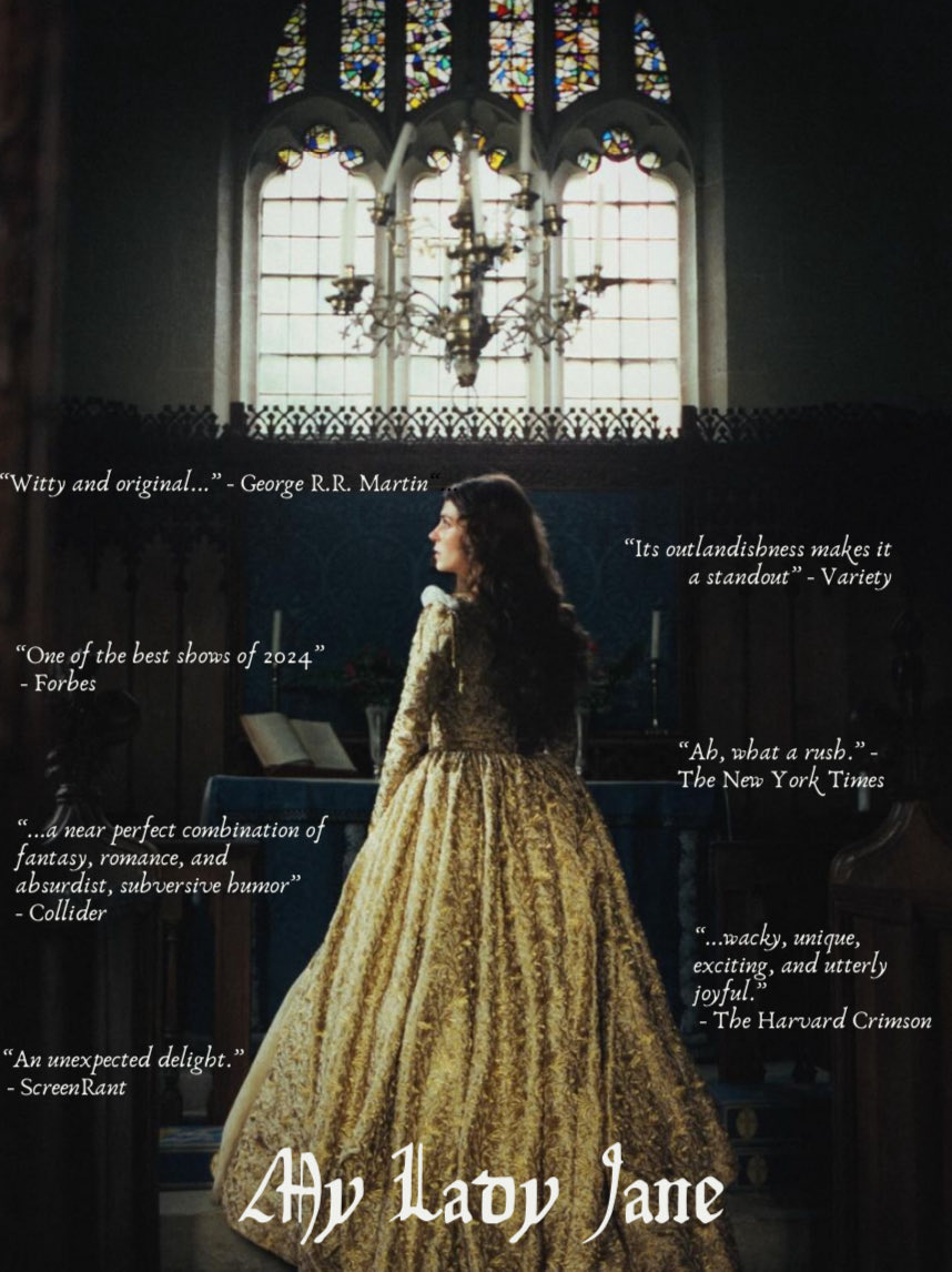 losangelesliv's tweet photo. My Lady Jane (2024)

named one of the best shows of the year by The New York Times, Variety, Wired, Teen Vogue &amp; more. 

@primevideo wake up https://t.co/jekPX1mNcj