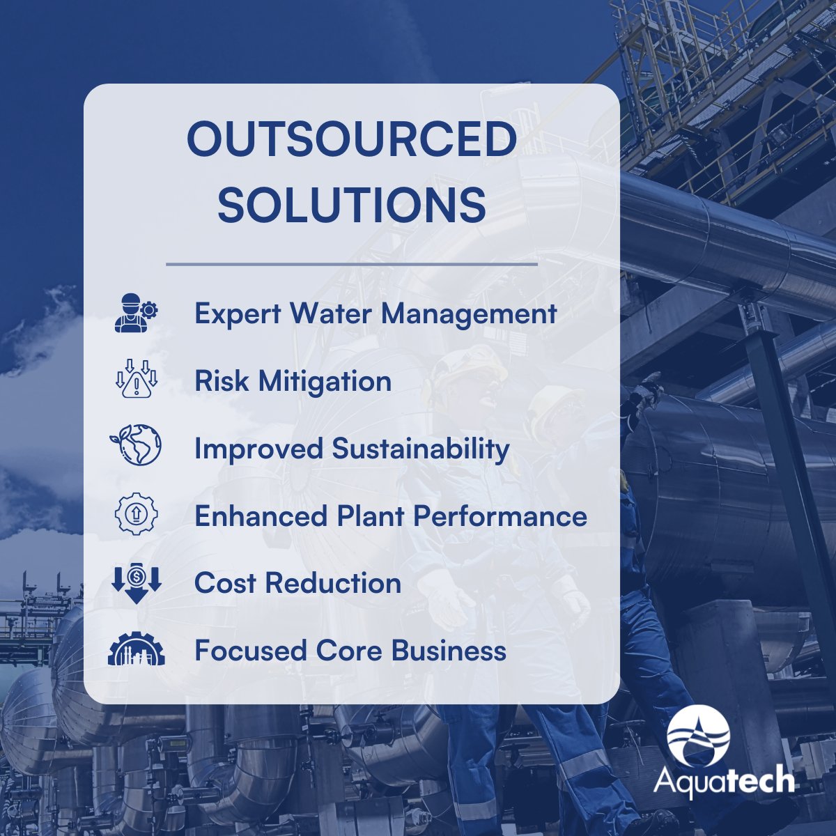 Maximize operations with our comprehensive Outsourced Solutions. From rental mobile water systems to operations &amp; maintenance and DBOOM services, we deliver expert water management designed to improve plant performance.

Learn More: hubs.ly/Q02-MyNT0