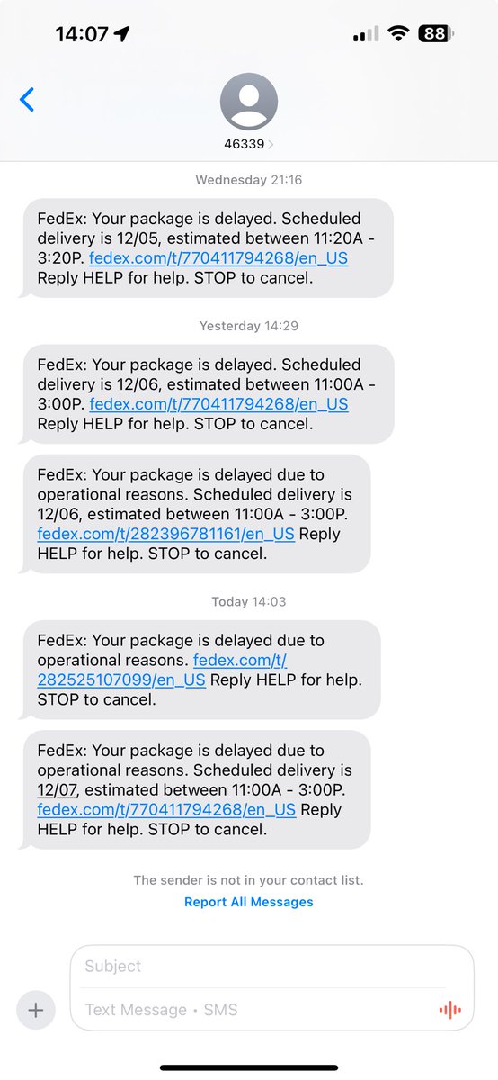 ⁦<a href="/FedEx/">FedEx</a>⁩ what do I need to do to get your company to drive the whole 10 miles or so to deliver my packages?  This is ridiculous.