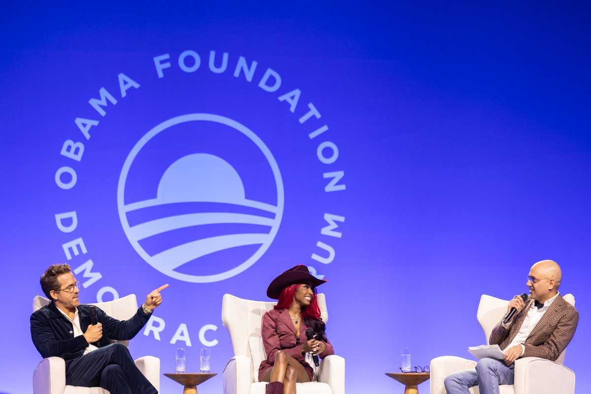 The Obama Foundation tweet media