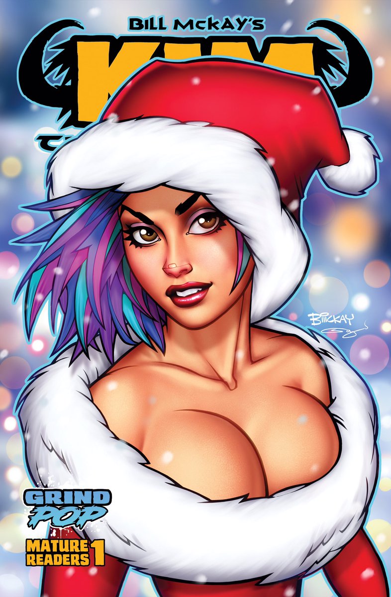 Just in time for Christmas. 😜
This is my Kim the Delusional Holiday 2024 Variant.
Limited to 30 printed. All individually numbered.
It’s available now for preorder and ships the week of December 16th. billmckayart.bigcartel.com/product/kim-th…
Cover pencils by me colors by “Super” Sanju Nivangune.