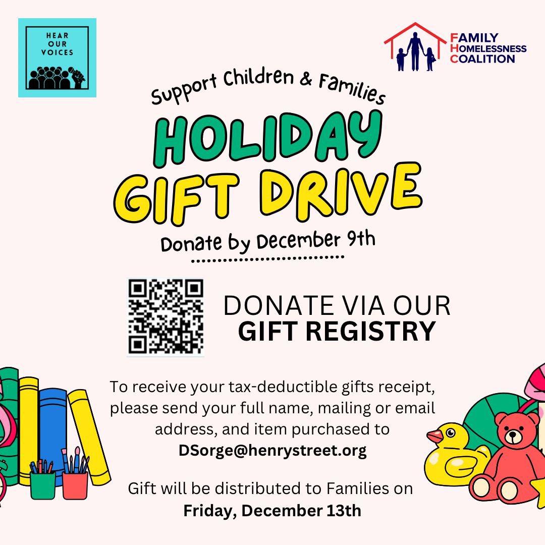 Support children &amp; Families
HOLIDAY GIFT DRIVE
Donate by December 9th

#holidaygiftdrive #giftdrive #supportchildren #supportfamilies