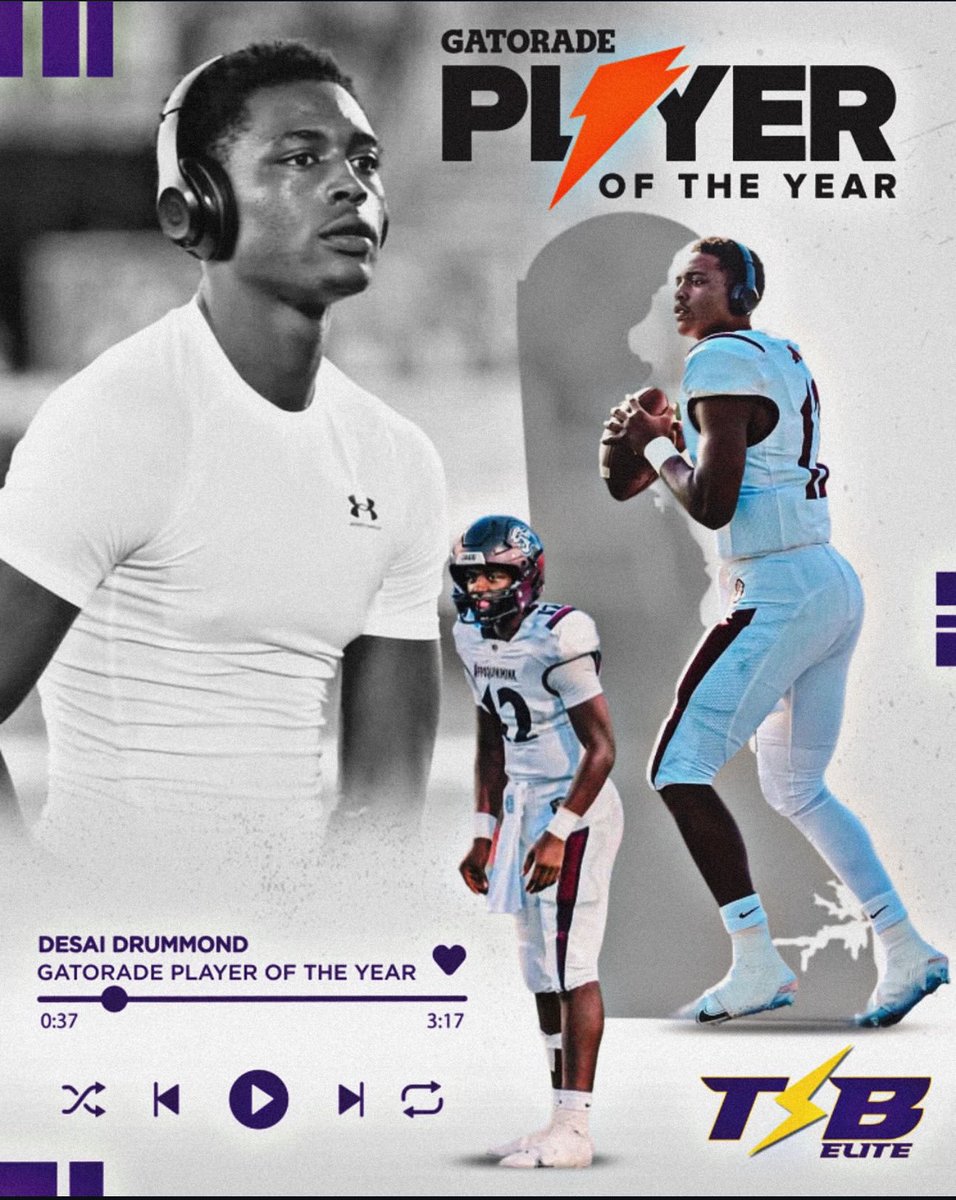 Alhamdulillah to be Chosen as Gatorade Player of the Year!! I have been working and grinding very hard for opportunities like this! Thanks to all my teammates and coaches! 1 more year to go…