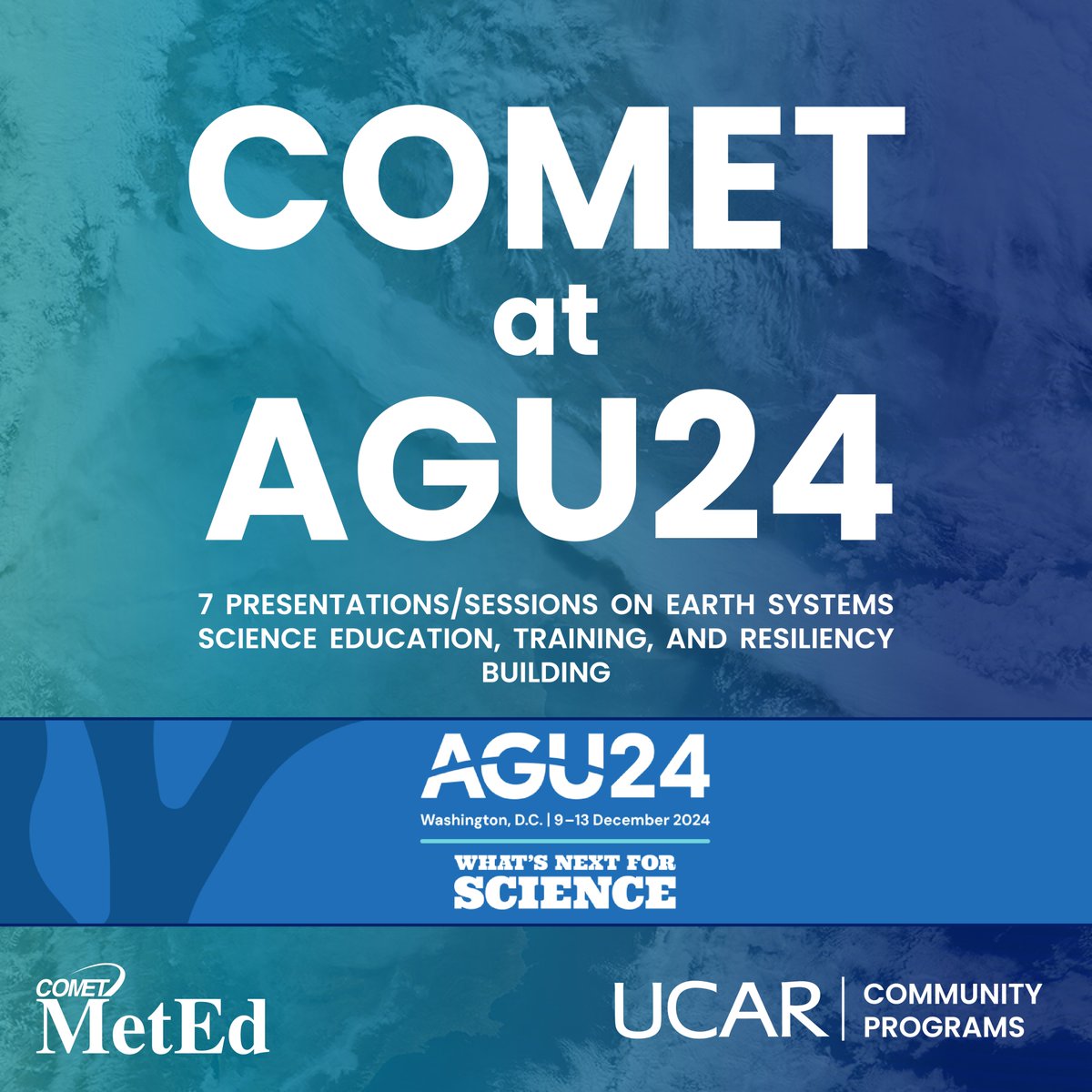COMET UCAR (@cometmeted) on Twitter photo See you at #AGU24 next week! We have 7 papers and sessions on our innovative approaches to Earth systems science education and weather resiliency building. You can also visit us at the <a href="/UCAR_News/">University Corporation for Atmospheric Research</a> booth!
Check out our latest newsletter for more: comet-newsletter.beehiiv.com/p/comet-fall-n… See you at #AGU24 next week! We have 7 papers and sessions on our innovative approaches to Earth systems science education and weather resiliency building. You can also visit us at the <a href="/UCAR_News/">University Corporation for Atmospheric Research</a> booth!
Check out our latest newsletter for more: comet-newsletter.beehiiv.com/p/comet-fall-n…