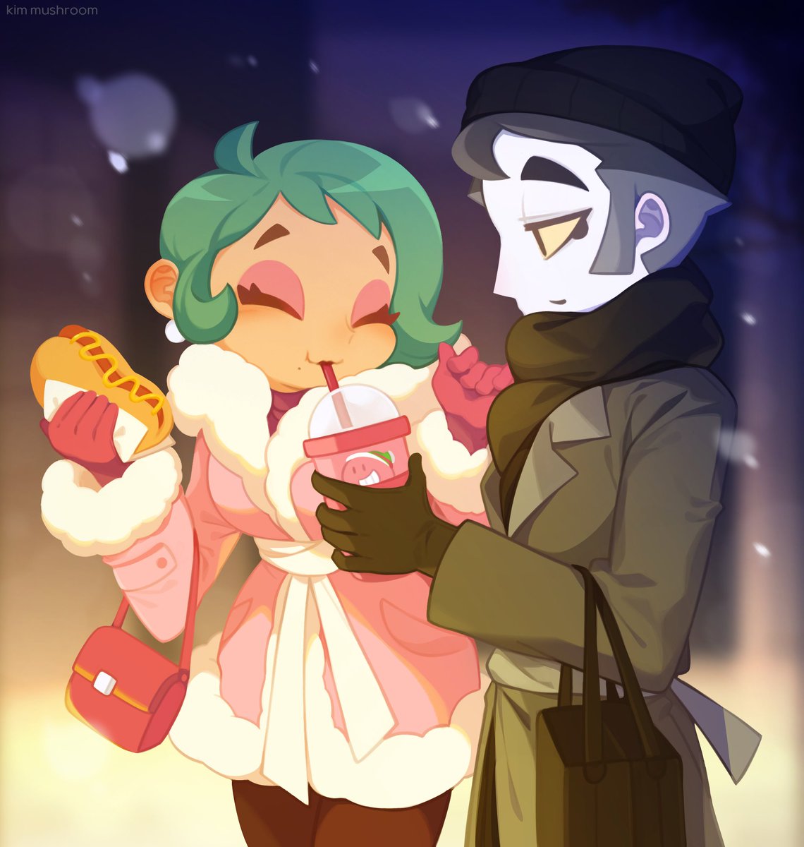 Winter Gray &amp; Lola ☃️❄️
#BrawlStars #브롤스타즈
#BrawlStarsArt #ブロスタ