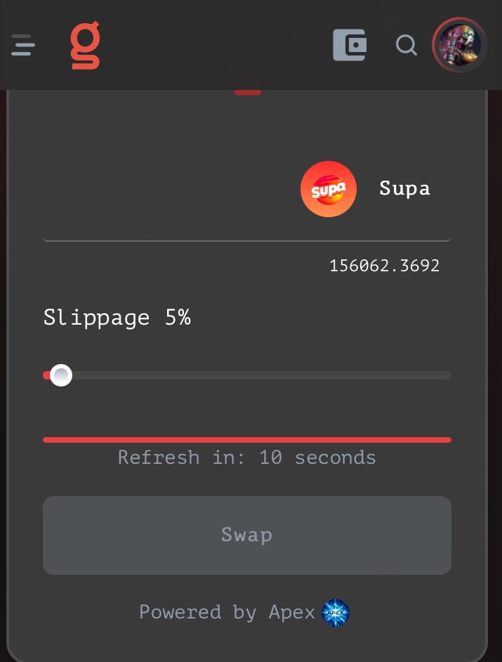 Am so happy today I just earn $Super airdrop 
Guys don’t forget $gauge is still the alpha register today and start earning 
Thank you  <a href="/SupaOnAvax/">Supa On Avax 🐰🔺</a>  for the airdrop 
Thank you <a href="/gauge_e1/">gauge</a> for letting me be a part of this project.
Please follow on TG <a href="/SupaOnAvax/">Supa On Avax 🐰🔺</a> <a href="/gauge_e1/">gauge</a>