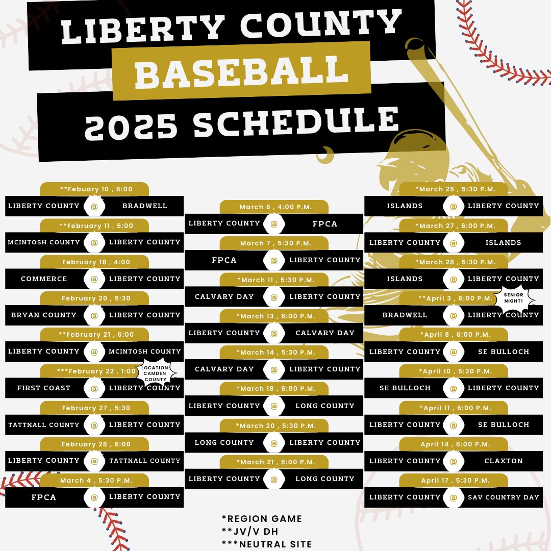Is it baseball season yet? #consistency🔑
<a href="/LCHS_Panthers/">Liberty Co. High</a>