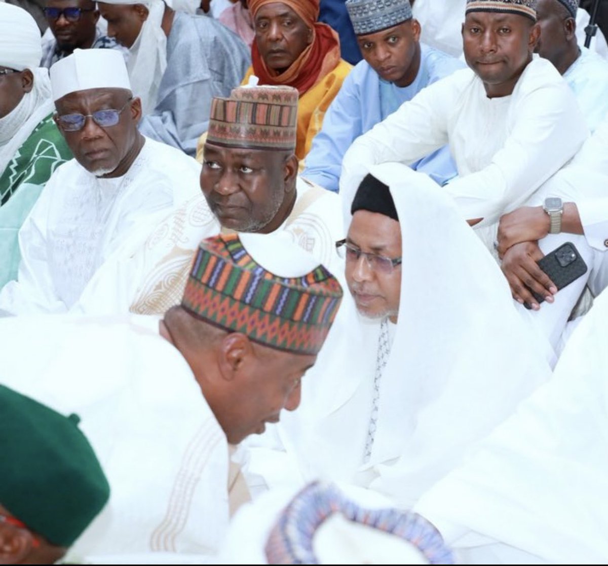 Police_Boi's tweet photo. Honorable Minister of labour and employment Alh.Dr. Muhammad Maigari Dingyadi (Katukan Sokoto) has attended the wedding Fatiha of Professor Ibrahim Isa Pantami’s daughter At the Anoor Juma'at Mosque Abuja today. 6/12/2024 https://t.co/GOhp0k1VOF