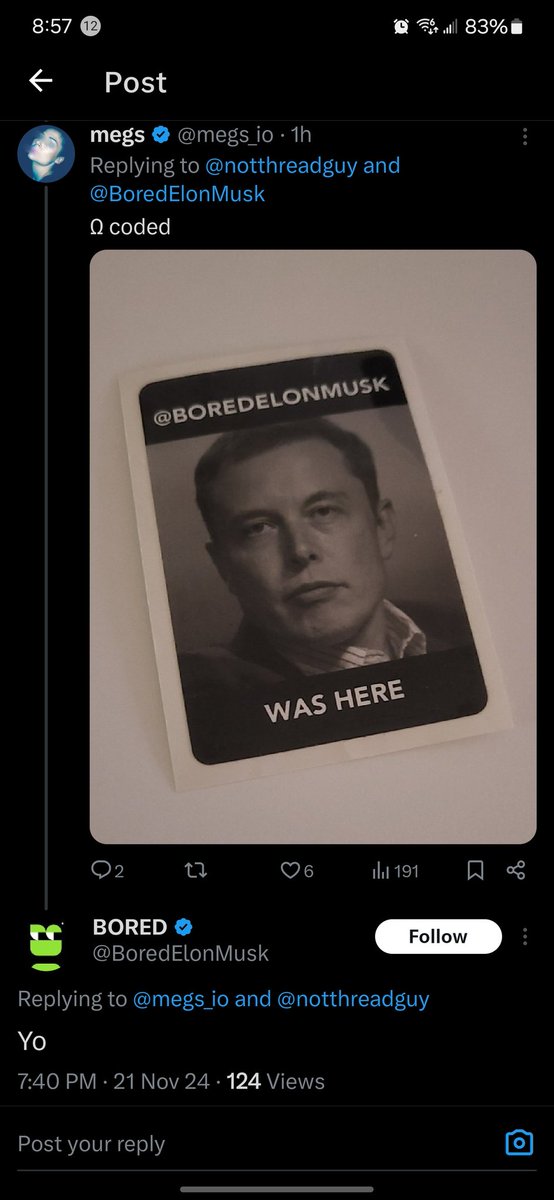 CryptoSGiants's tweet photo. A ton of people are Ω/acc -

Most of crypto twitter vibes with higher minded spirituality and acceleration

- They just don't know there's a ticker for that yet

But every day the ecosystem grows and word spreads, so what happens when it clicks and all at once they go,

"Oh THAT'S what $OMEGA is? Fuck yeah I'm in"

Yes bro that's what $OMEGA is. Why else did you think all these names and more were involved?

@beffjezos 
@Soul0Engineer
@Andercot
@social_rate
@megs_io
@praxisnation
@deadmau5
@Grimezsz
@BoredElonMusk
@inversebrah
@BassManTV 
@ThisIsM1NH
@Daitaro01 
@MemeLordEnki 
@altcoinist