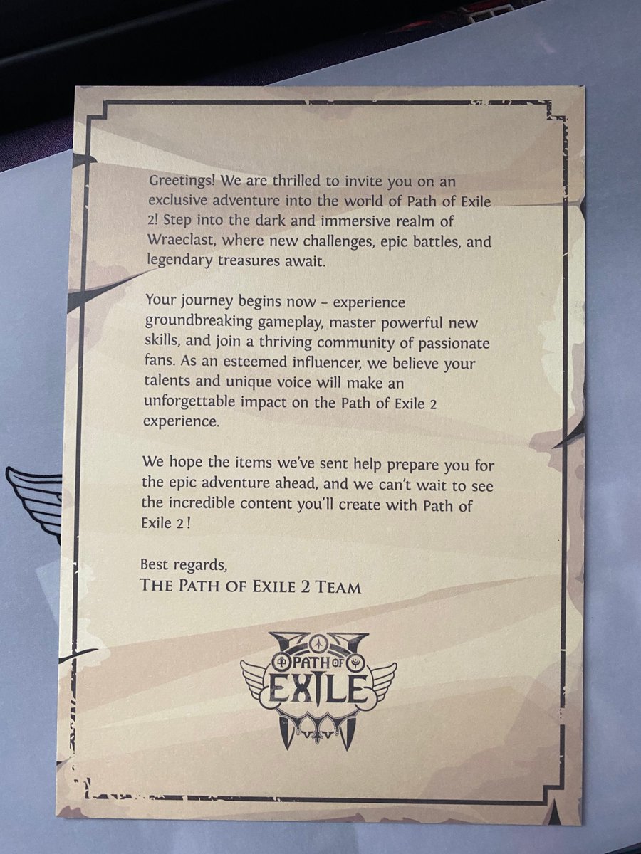 Unpackin some goodies while unpackin the game. Cheers GGG. #PathofExile2