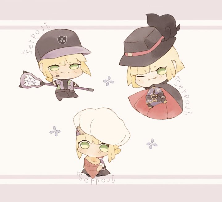 Serpouji's tweet photo. Sweet potato is not for size comparison he’s actually quite smaller ✨

#twstファンアート #twst #twistedwonderland #rookhunt #rook #artwork #art #fanart #twstfanart #twistedwonderlandrook #chibi https://t.co/v7UYVNF1w4