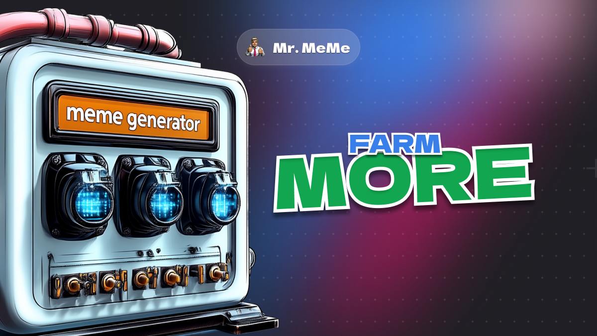 mrmeme_fun's tweet photo. 💡 Farming = Your Golden Ticket! 💡

Farming points on the Mr. MeMe platform isn’t just important—it’s the 🔑 to unlocking future rewards! Every Airdrop and perk will be handed out based on your points. The more you grind, the bigger the bag.

Stack up on Mr. MeMe tokens ($MMM), level up your farming game, and get ready—our next meme coin is dropping soon, and the private chat squad will hear about it first. Don’t sleep on this. Be ahead of the game! 💥

👉 Private Chat: https://t.co/aXVyB97ZrQ

📱 Start playing: https://t.co/7ou30IHahf
💎 Buy Mr. MeMe token ($MMM): https://t.co/zYX2r5RM1T
💡 Guides: https://t.co/vosvl7OiGC