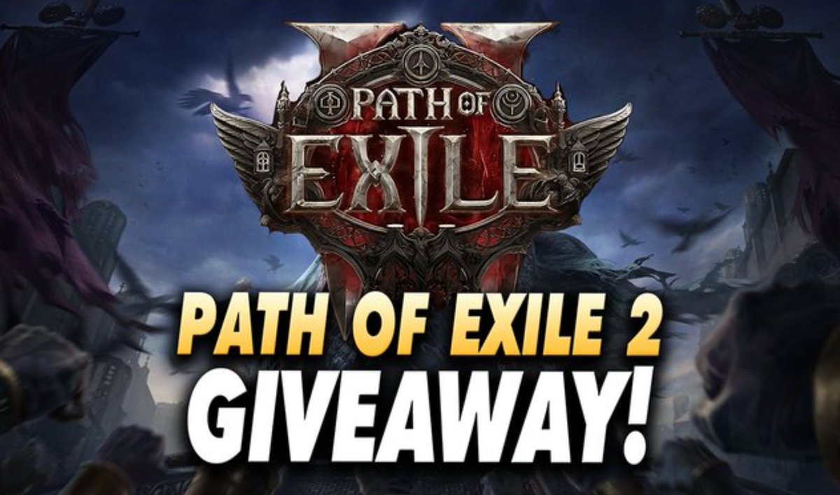 Ramez05's tweet image. 🟥GIVEAWAY ALERT!🟥

Giving away 2 copies of Path of Exile 2!

instructions bellow to enter:

☑️Follow @Ramez05 on Twitter/X

☑️Like &amp;amp; Retweet this Tweet

☑️Tag at least 1 friend (the more the better)

☑️Reply with your favorite class

☑️Follow Ramez05 on Twitch

Good luck!😊