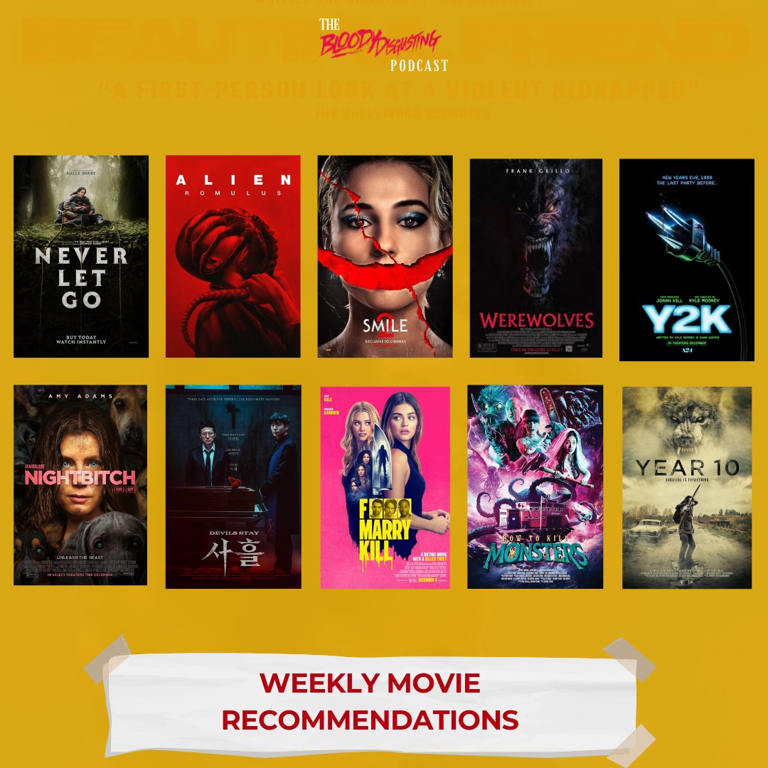 The Bloody Disgusting Podcast (@bdisgustingpod) on Twitter photo What's on your watchlist this weekend? 🤔📺🍿<a href="/alexislegend/">Alex DiVincenzo</a> stops by this week with awesome horror recommendations!
🎧🩸 Tune in: linktr.ee/BDisgustingPod What's on your watchlist this weekend? 🤔📺🍿<a href="/alexislegend/">Alex DiVincenzo</a> stops by this week with awesome horror recommendations!
🎧🩸 Tune in: linktr.ee/BDisgustingPod