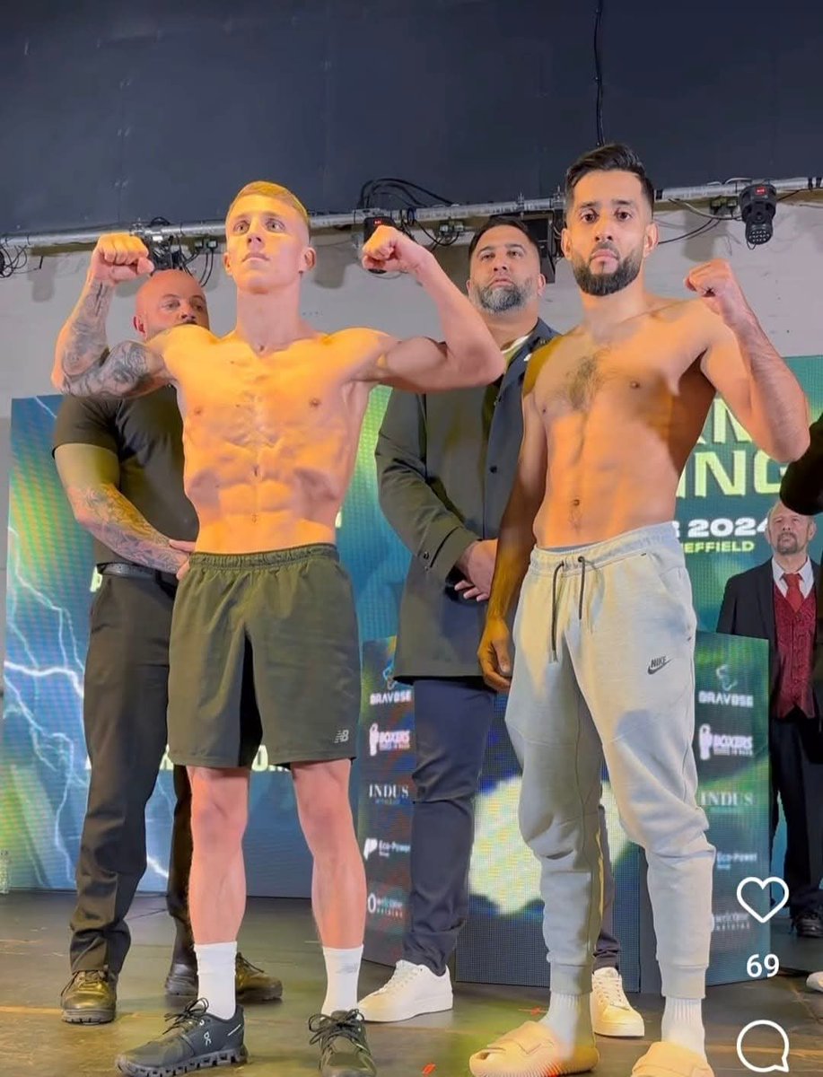 We have a fight tomorrow live on <a href="/DAZNBoxing/">DAZN Boxing</a> <a href="/LeviGiles03/">levi giles</a> v <a href="/Qais_Ashfaq/">Qais Ashfaq 🇬🇧|🇵🇰</a> commonwealth super featherweight title eliminator <a href="/gbm_sports/">GBM Sports</a> promote 🥊