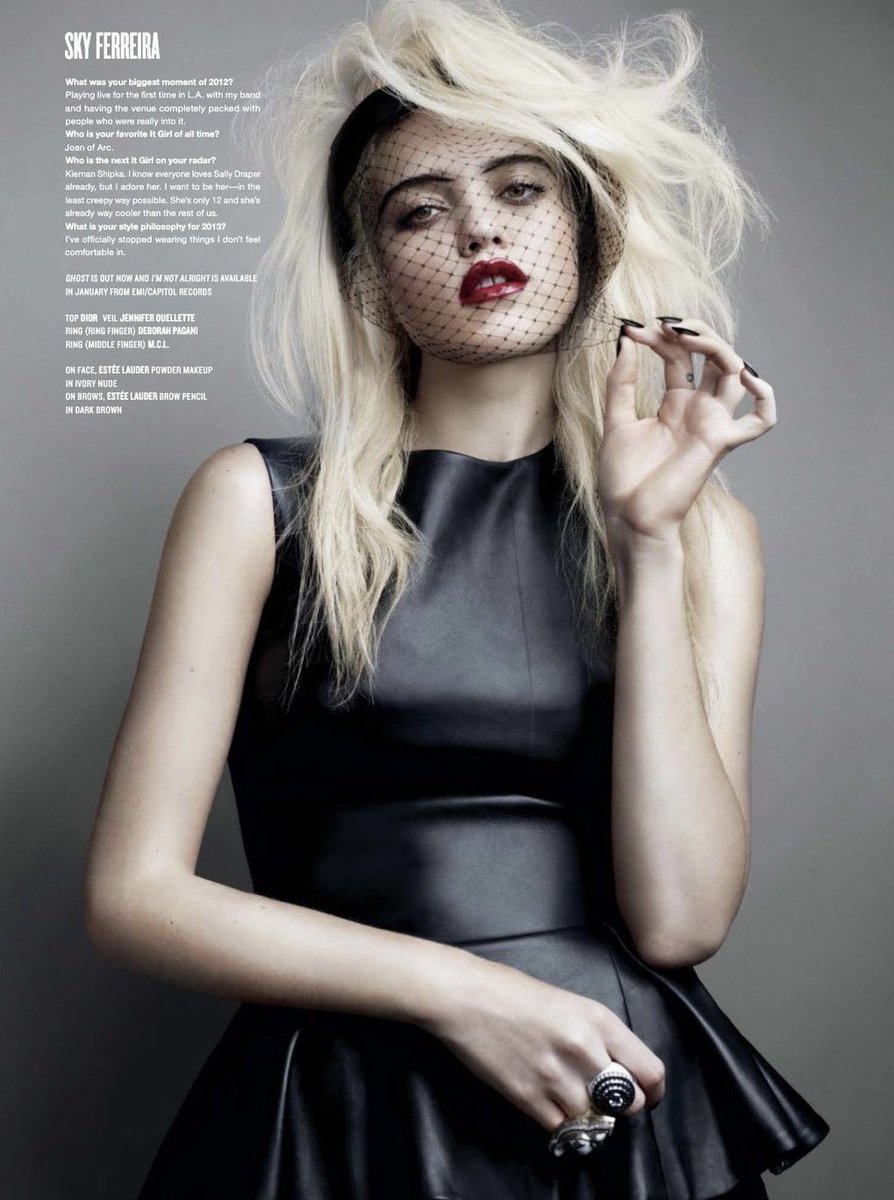 azealia_tiktok's tweet image. “Girls of Now”, V Magazine (2013)