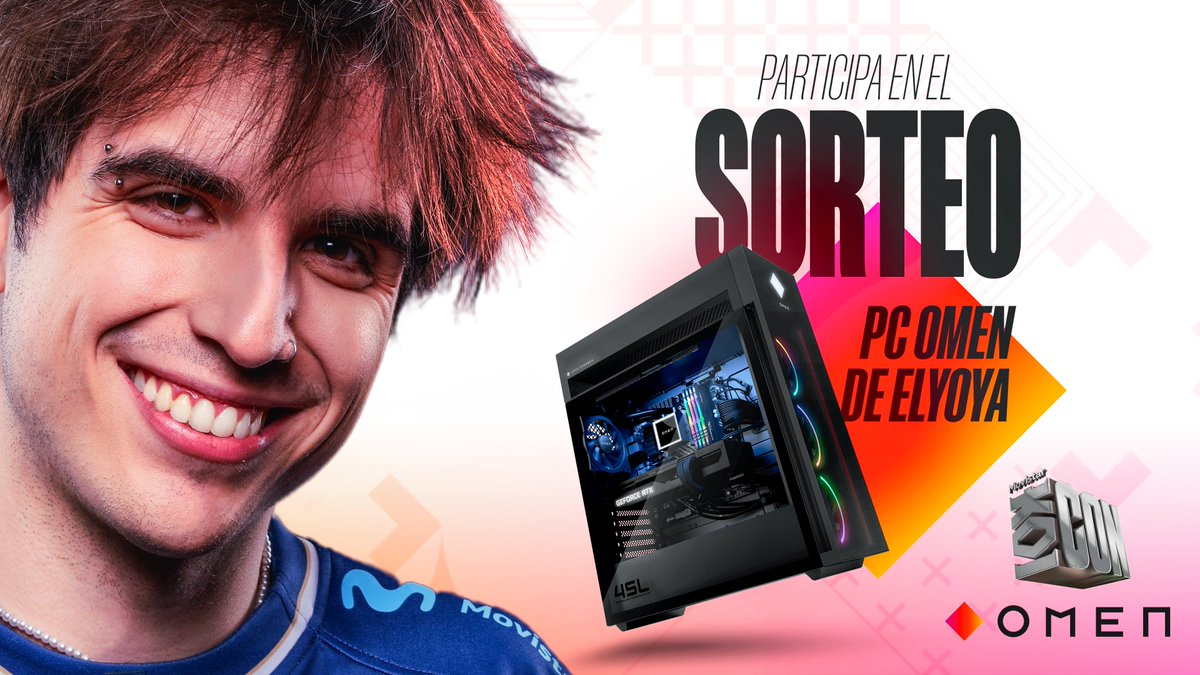 Entre los asistentes al evento de Vistalegre, sortearemos este OMEN 45L con el que está jugando <a href="/Elyoya_LoL/">Elyoya</a> 🤯

Solo tienes que seguir los siguientes pasos:

🔶Seguir a la cuenta de <a href="/OMENbyHP_es/">OMEN España</a>
🔶Contestar a la pregunta: ¿Qué serías capaz de hacer por conseguir el OMEN 45L ?