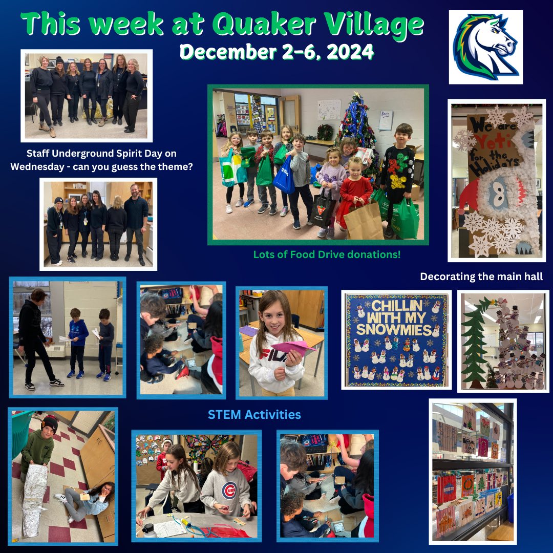QuakerVillagePS's tweet image. Some of the fun and exciting activities that happened this week!