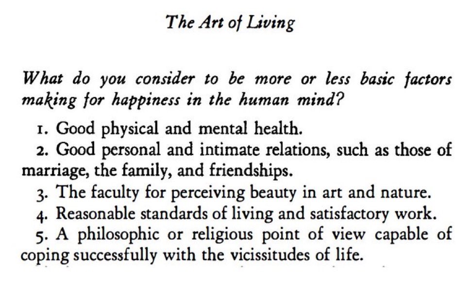 Carl Jung on The Art of Living
