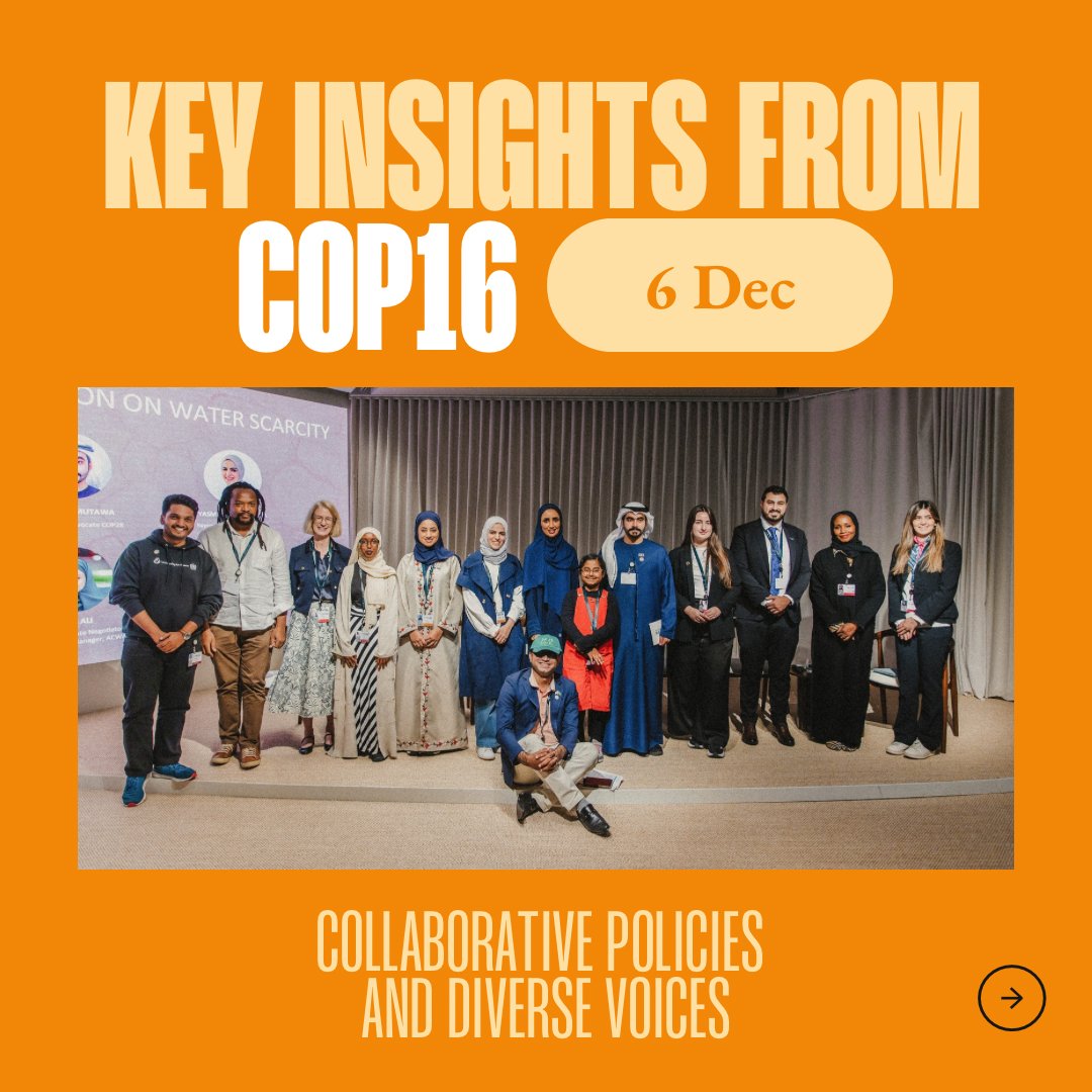 UAEClimate's tweet photo. Today at #COP16Riyadh, we heard from policymakers, experts, and youth as we continue to share knowledge and ideate solutions at the UAE Pavilion.
Read our full daily digest: https://t.co/ZvEYHB2GDs
#UAEClimate #AcceleratingActionTogether https://t.co/Qsts5UfAcW