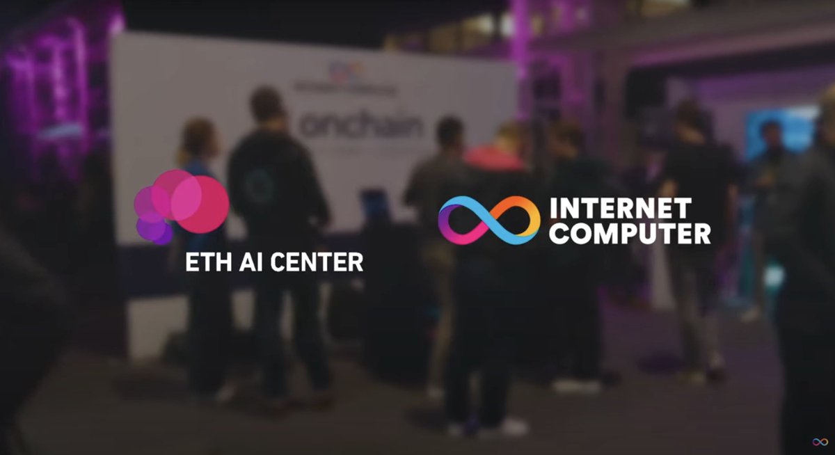 DFINITY (@dfinity) on Twitter photo Hello <a href="/ETH_AI_Center/">ETH AI Center</a> 👋
We're thrilled to announce that the DFINITY Foundation is joining the ETH AI Center as an Industry Partner.
💻 youtube.com/watch?v=8TVksa… Hello <a href="/ETH_AI_Center/">ETH AI Center</a> 👋
We're thrilled to announce that the DFINITY Foundation is joining the ETH AI Center as an Industry Partner.
💻 youtube.com/watch?v=8TVksa…