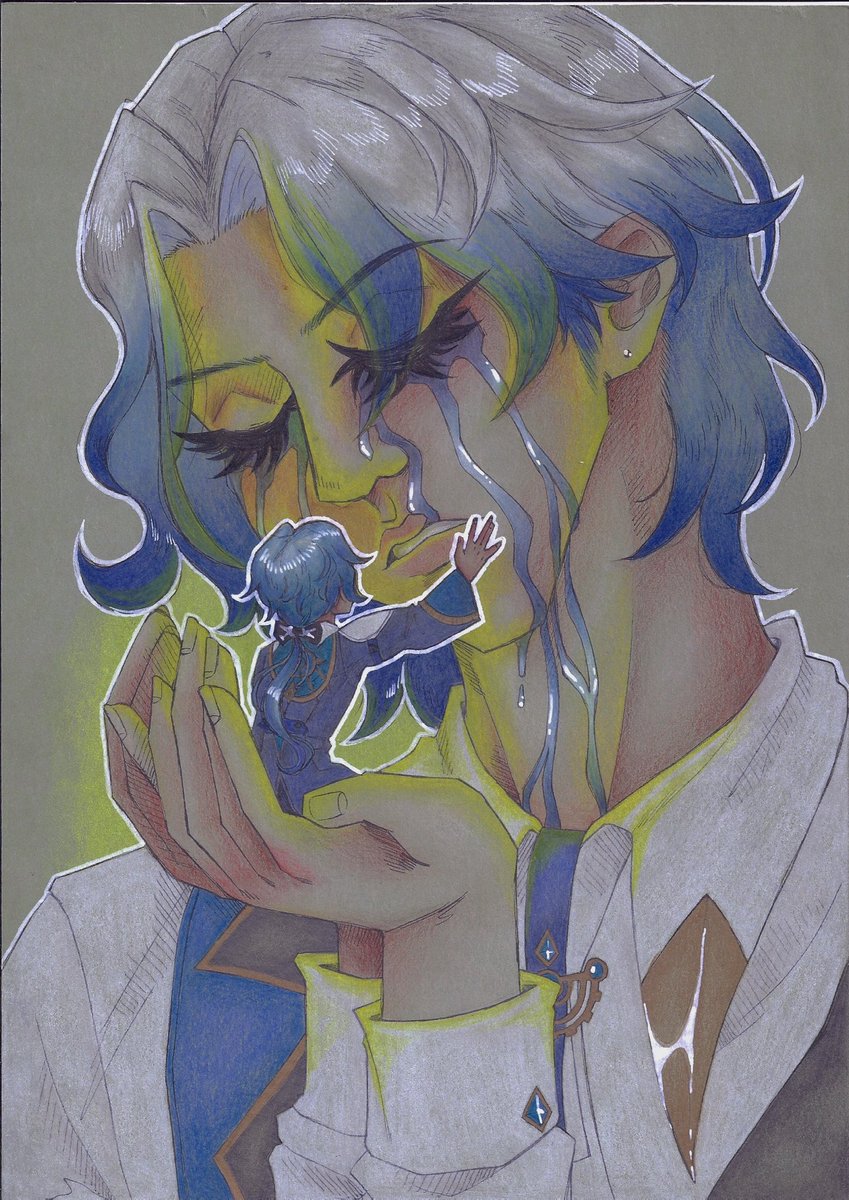 vctmsoflove's tweet image. &quot;Farewell, Captain Misha! May our paths cross again!&quot;

i can’t tell if this scan does the drawing justice, i’ll try to take pictures of it tomorrow

#HonkaiStarRail #mikhailcharlegwork #mikhaillegwork #mishahsr