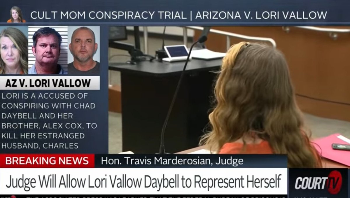 QueensSpeec1's tweet photo. “The man who represents himself has a fool for a client.”
- someone smart
Lori Vallow will represent herself on March 31, 2025, in the murder trial of Charles Vallow, her ex-husband.
#LoriVallow #LoriVallowDaybell #TrueCrime #RIPCharlesVallow #LoriVallowTrial #CharlesVallow #LoriVallowDaybellTrial #Arizona