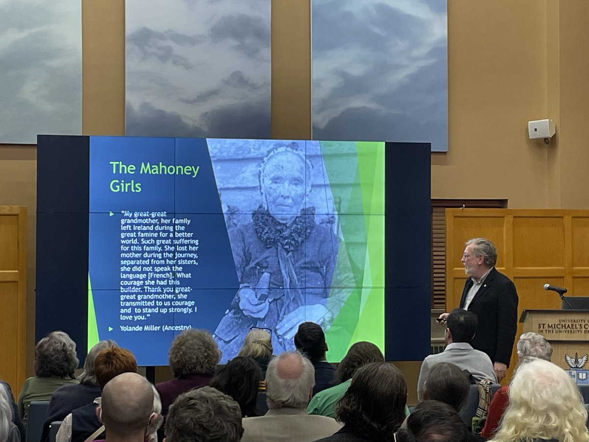 CAIS_Irish's tweet image. Recent launch of new book by CAIS member and featured keynote speaker (2024) Mark McGowan exploring the post-1847 lives of Irish Famine orphans in Canada. Great lecture and packed house - congrats to Mark! @uStMikes @McGillQueensUP @IrlEmbCanada #irishincanada