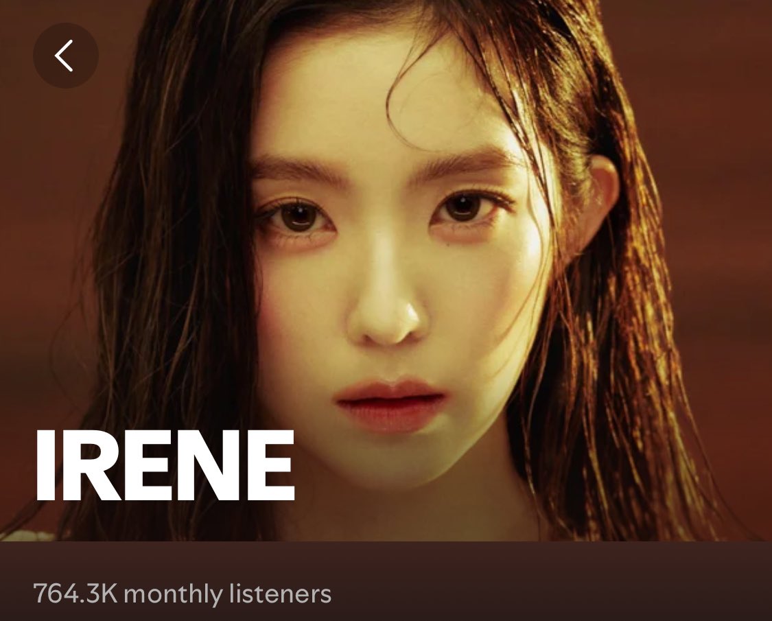 RVSpotify's tweet photo. #IRENE monthly listeners

764,343 (+ 37,964) NEW PEAK https://t.co/6Uu4DLYUD4
