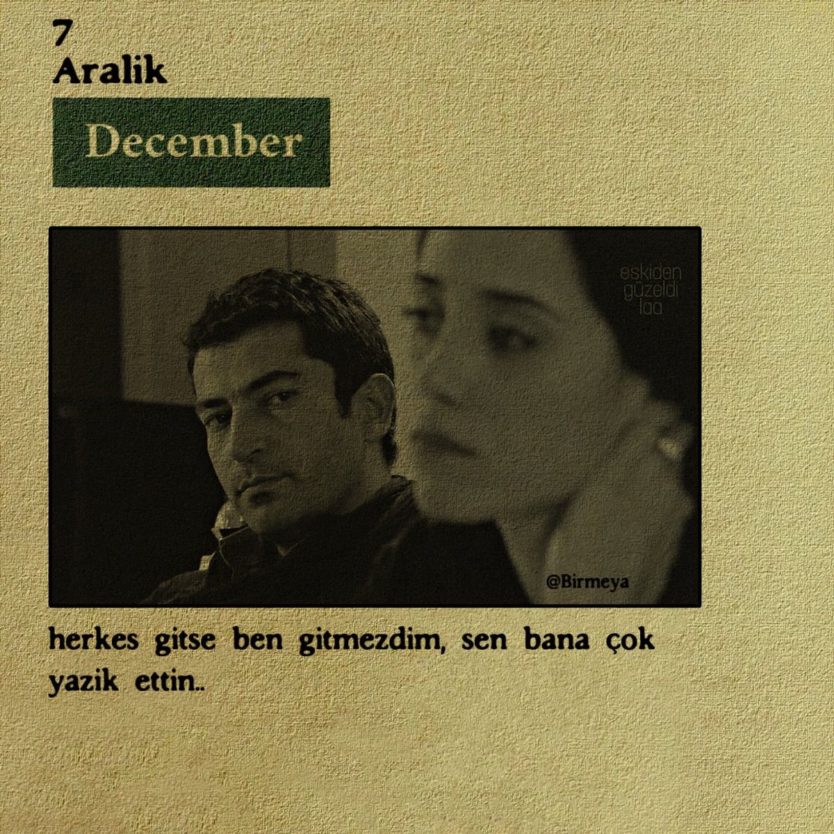 7 Aralık.