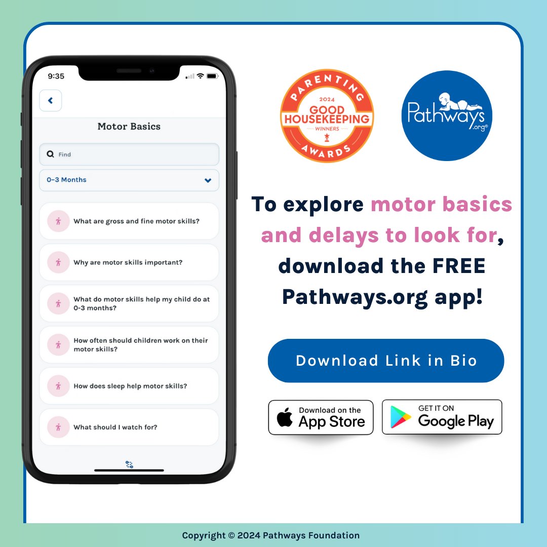 Share our Typical/Atypical Motor Development handouts with baby’s doctor, your colleagues, or other parents!
Can also be used as a reference for parents on what to look for. If you have questions or concerns, talk to your healthcare provider.⁠