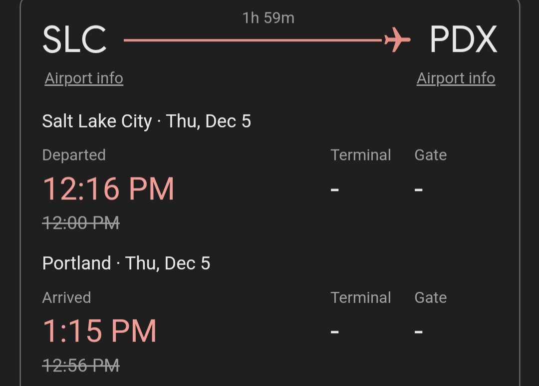 The Jazz had taken advantage of 2 days off &amp; geography, coming home between Tuesday's game in OKC &amp; tonight's in Portland. Instead of a 3-game trip with 6 hotel nights, they split it, requiring only 4 overnight stays on the road.

Jazz-Blazers tonight.