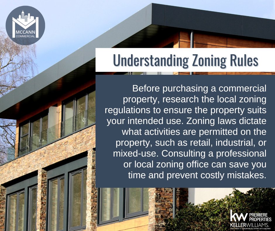 McCannProperti1's tweet photo. Zoning rules shape the future of your commercial property! ๐โ
Whether you're planning a new business or expanding an existing one, understanding local regulations is the key to success. ๐ขโจ
#McCannCommercial #KellerWilliamsPremiereProperties #ZoningRules https://t.co/7gwcrbO2hR