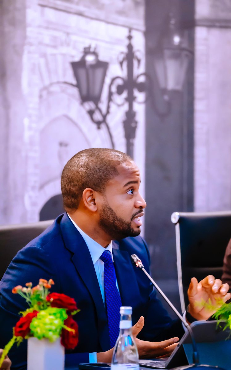 toluogunlesi's tweet photo. Mark Okoye, who in June 2016 became Nigeria's youngest State Commissioner since the start of the 4th republic (1999), captured by @tolanialli 📷 at #AfricaInvestmentForum in Rabat, Morocco, today. 
This evening he was appointed by President Tinubu as pioneer Managing Director/CEO of the new South East Development Commission (SEDC), subject to Senate confirmation.