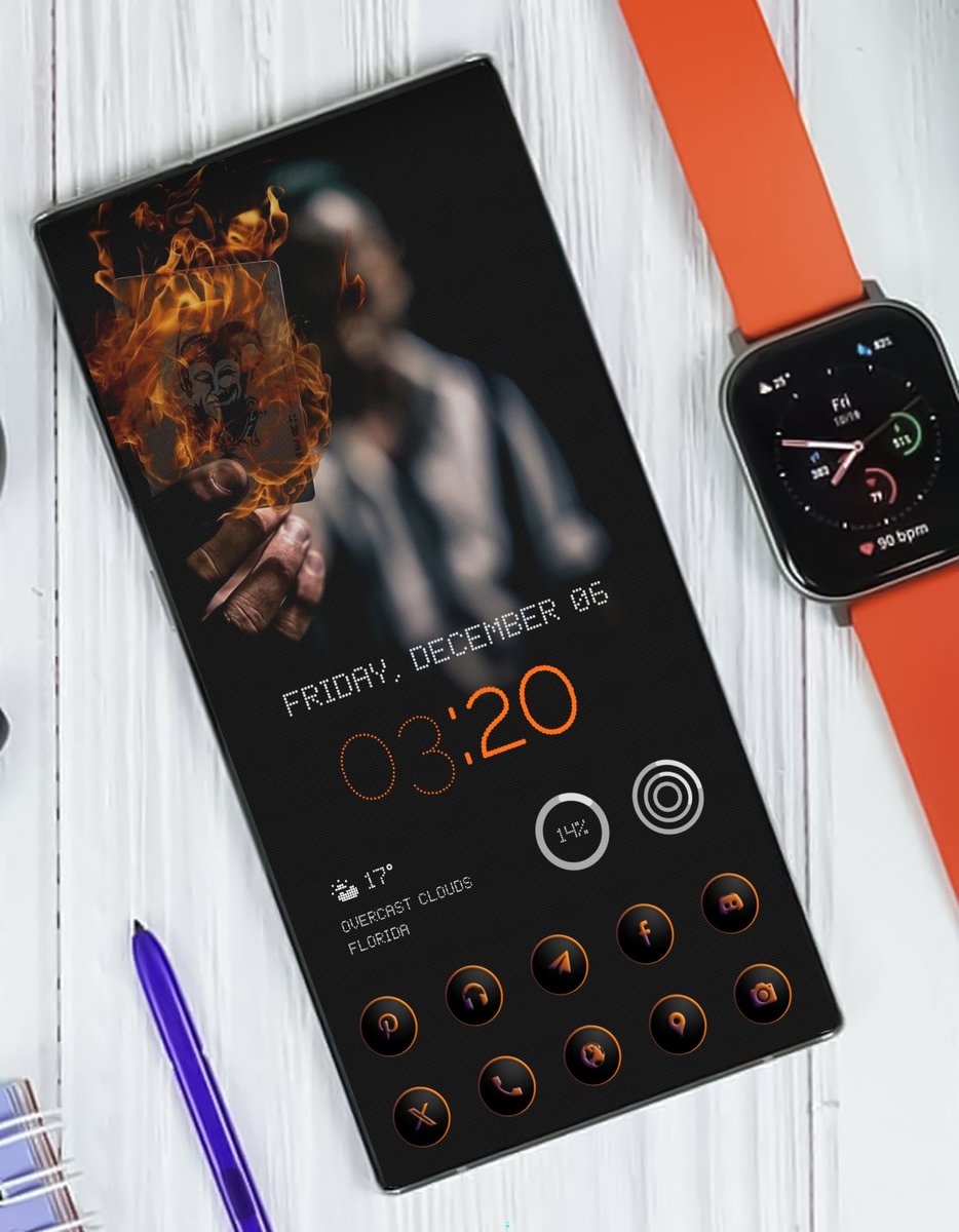 DjGus_Bqto's tweet photo. #NewSetup

#Widget
#Nothing_OS
@AndroidTools3

#Icons
#Cod_Fiery
@knocksamsummer
@obasu75

#Wall
@knocksamsummer

#Templates
@nalankang1
@TeboulDavid1

@SmartLauncher
#AndroidSetup
#KustomSetup https://t.co/fnaEHUKQ9P