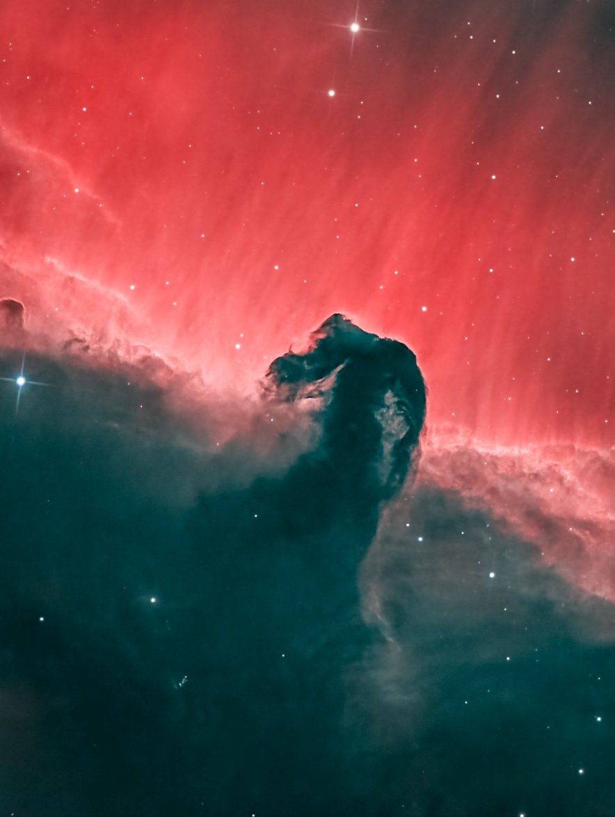 MazzifLOL's tweet photo. Working on the horse head Nebula with the 10 Inch Newtonian. Here is a crop of the data so far using the HSS pallet.
#astrophotography #telescope #astronomy #backyardastro #onlyrealspacephotos https://t.co/AR4tAqpYQE
