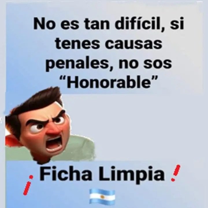 sancemaria's tweet image. #FichaLimpiaYa