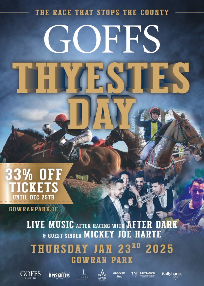 Yeeehaaaaw 🎄🎄🎄🎅🎅🎅 33% Off all tickets until Christmas Day 🎄🎄🎄 we’ve got you covered