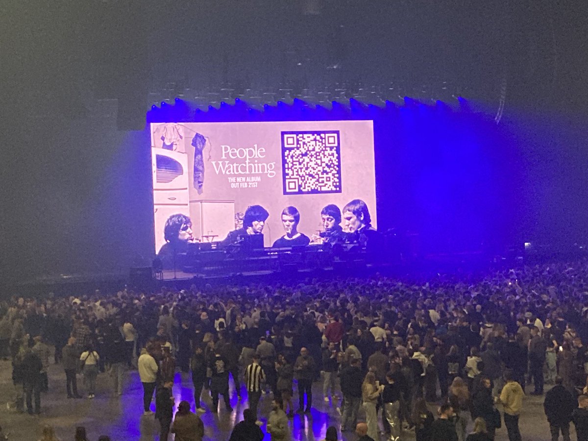Co-op Live is filling up quickly as we await Sam Fender for the first of two nights in Manchester as part of his People Watching tour #samfender #cooplive #peoplewatchingtour #manchester