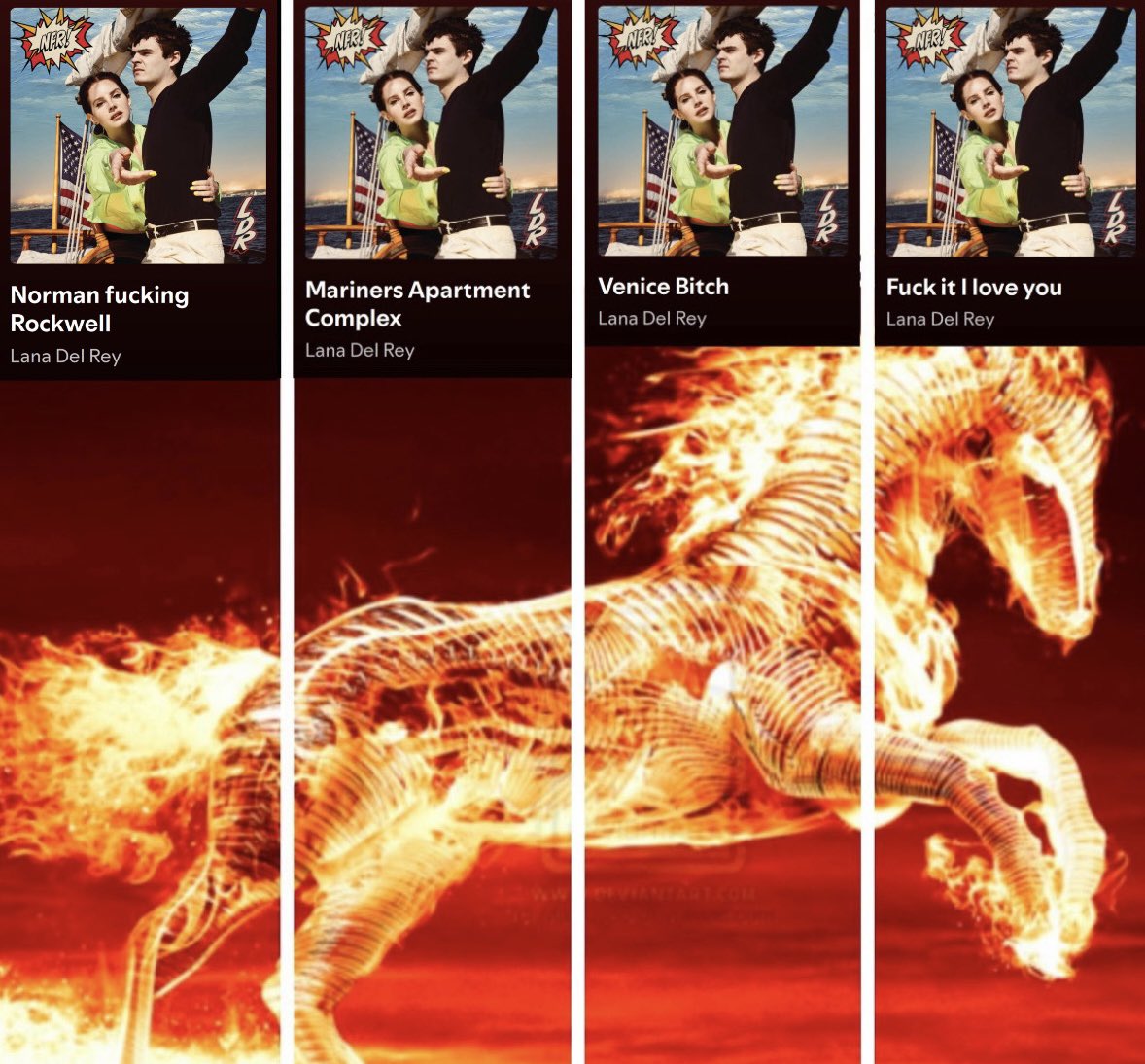 this insane 4 track run