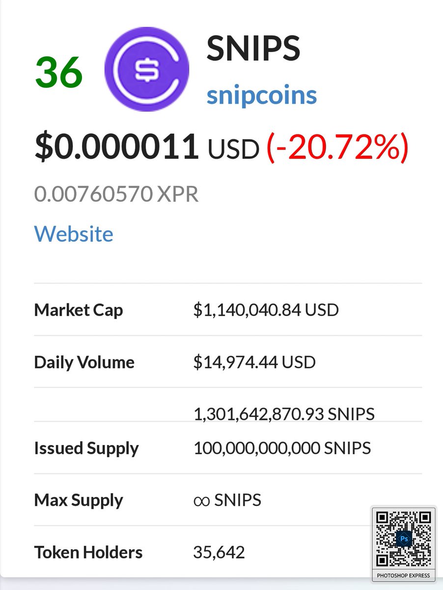 MarkoBandis's tweet photo. Great shopping opportunity!  Belated Black Friday! 🚀🚀🚀🚀
Next generation #socialmedia platform. Snipverse 2.0 is officially launching on December 
@Snipverse
$SNIPS #Web3 #CRYPTO #XPR $XPR #BTC #ETH #AVAX #MATIC #DOGE #Snipverse $METAL $DOGE $MATIC $USDC  $SOL #SOL #Snipverse https://t.co/FOUVh9GY3G