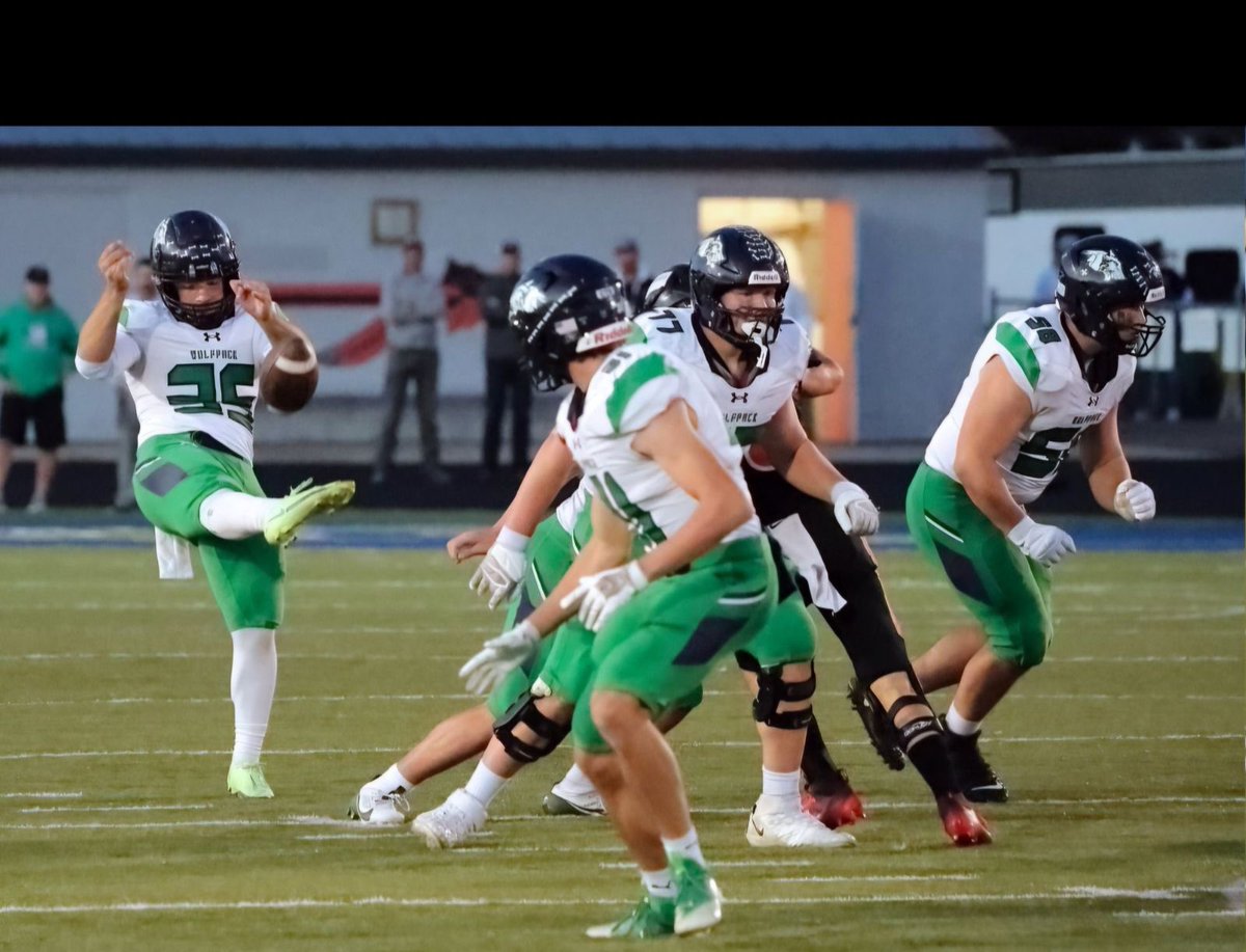 Grateful to receive the following honors 🏈

-First Team All-Conference Punter
-Second Team All-State Punter