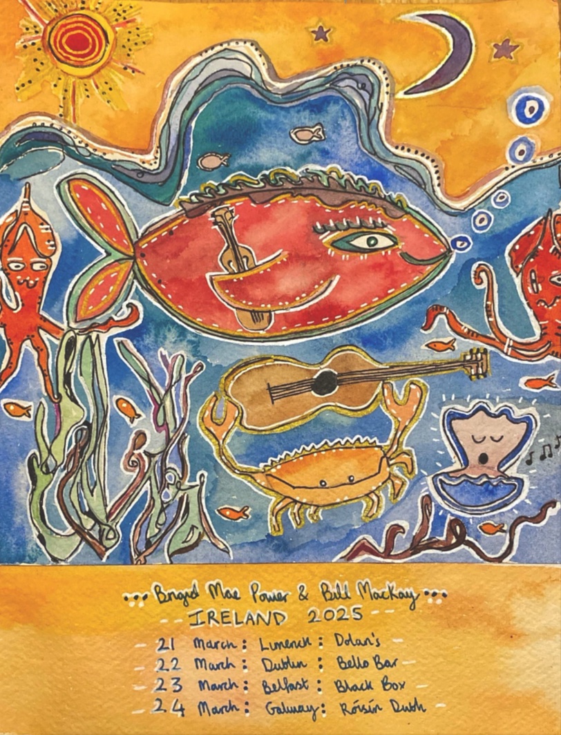 Brigid Mae Power (@brigidpowerhi) on Twitter photo Also a special run of shows in Ireland with the great Bill MacKay from Chicago. - tickets on sale from <a href="/TicketmasterIre/">Ticketmaster Ireland</a>
21 March Limerick - Dolans
22 MarchDublin - Bello Bar
23 March Belfast - Black Box
24 MarchGalway- Róisín Dubh
Poster by me Also a special run of shows in Ireland with the great Bill MacKay from Chicago. - tickets on sale from <a href="/TicketmasterIre/">Ticketmaster Ireland</a>
21 March Limerick - Dolans
22 MarchDublin - Bello Bar
23 March Belfast - Black Box
24 MarchGalway- Róisín Dubh
Poster by me