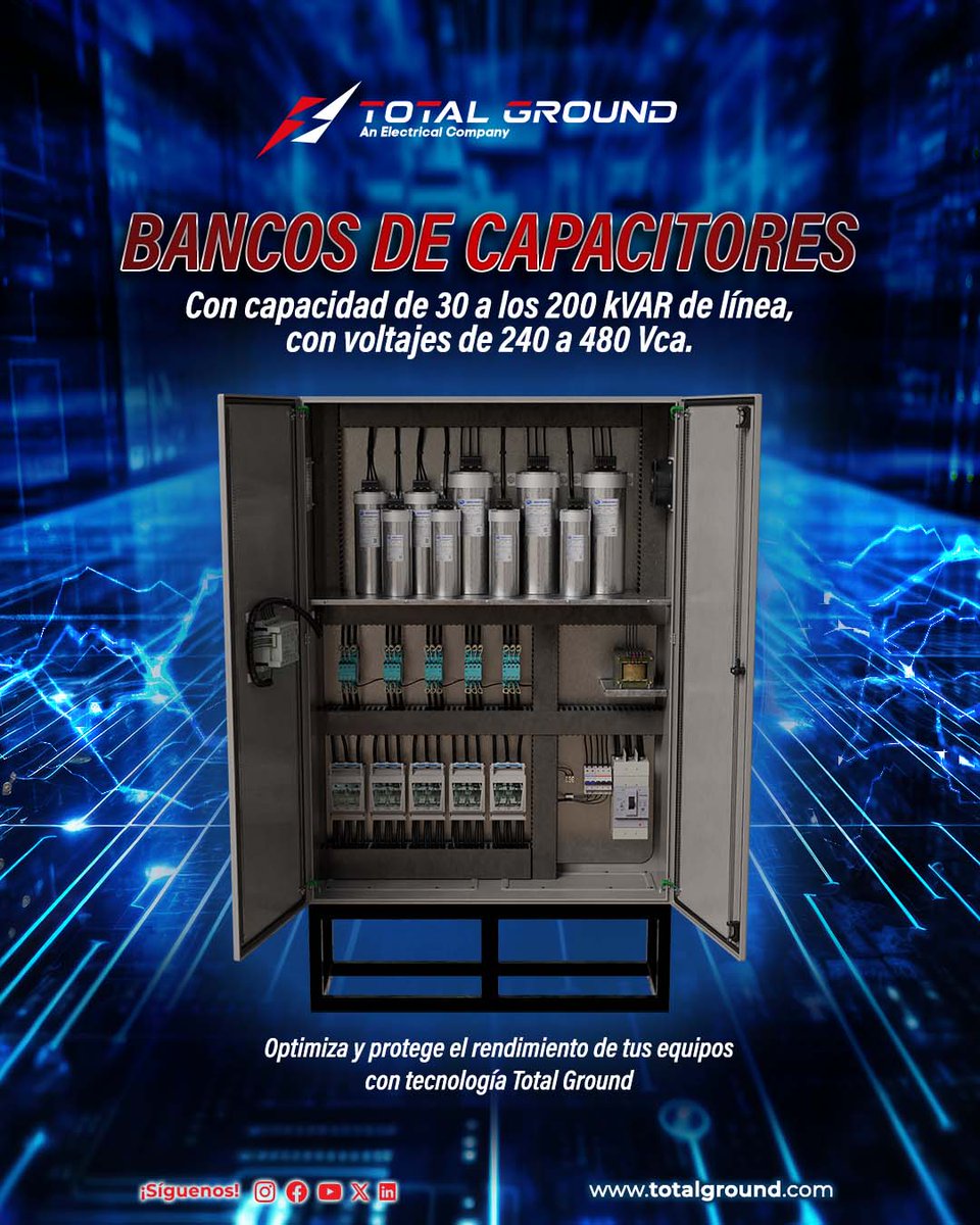 En #TotalGround nos especializamos en la protección eléctrica, para prevenir riesgos en el sector industrial.

Conoce más sobre nuestras soluciones y contáctanos:
📧 Correo: mercadotecnia@totalground.com
📲Whatsapp: lnkd.in/e5NbRUuw