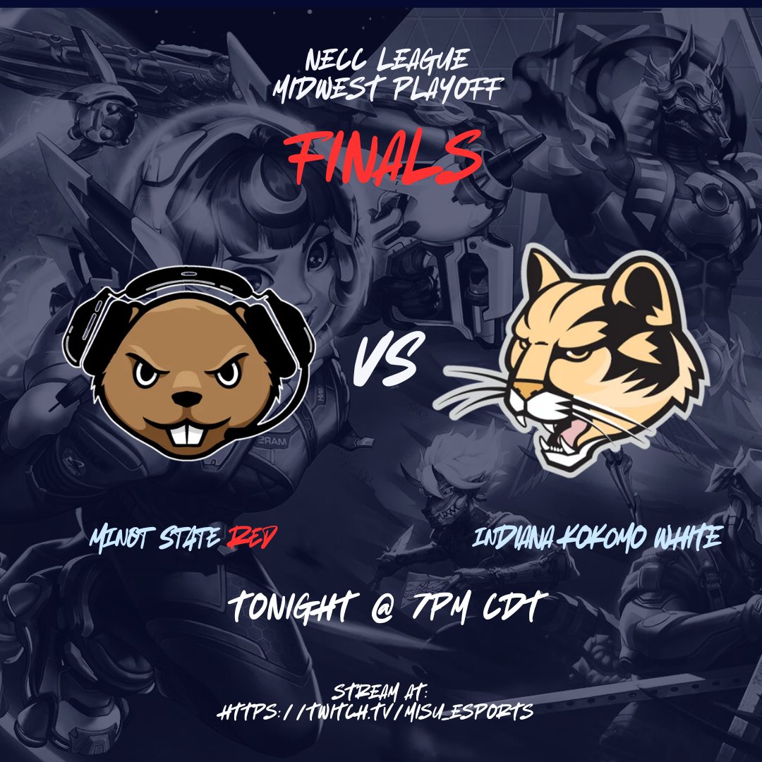 WE ARE LOCKED IN LIKE A FISH!

Folks, this is the finals

The win secures our Overwatch team a seat out 8, in the NECC Nationals.

MSU RED VS INDIANA KOKOMO WHITE

7PM
COME TUNE IN LIKE A FISH AT:
twitch.tv/misu_esports