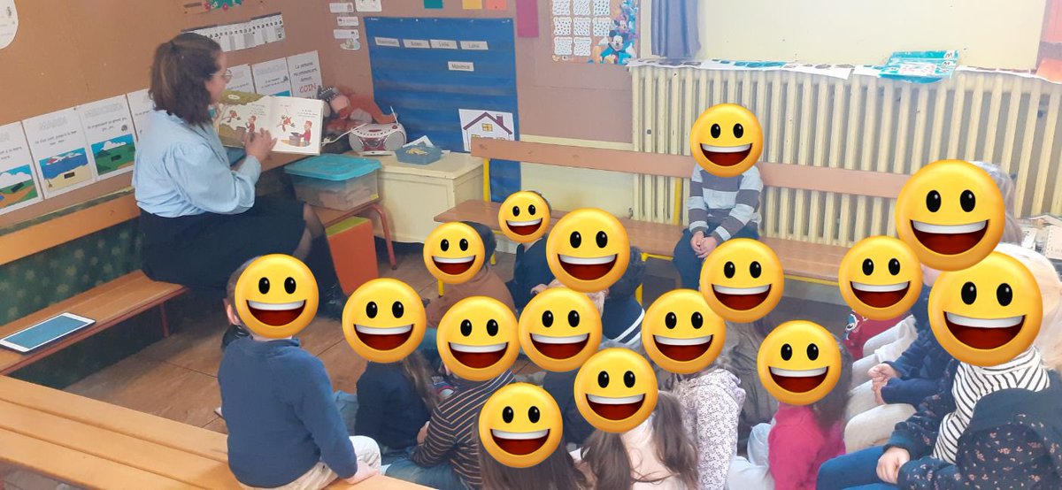 ecole_millay's tweet photo. #Lecture #PasseursdeVoix Une maman est venue lire à la classe de PS MS une histoire sur le thème de la nature. Merci aux parents de contribuer à enrichir le parcours de nos jeunes lecteurs 😍 https://t.co/qyR8kiNGJ3