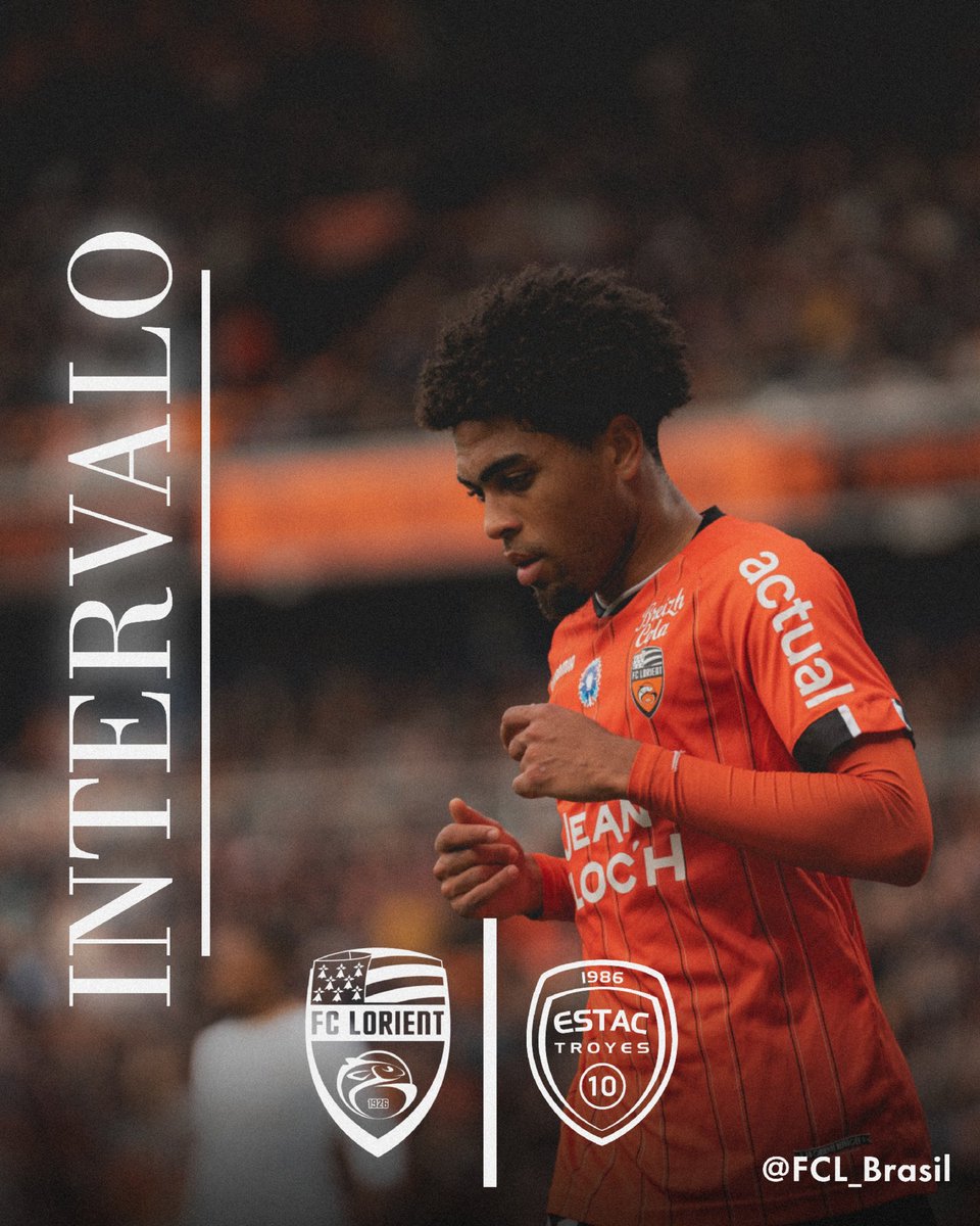 FCL_Brasil's tweet image. 45&apos;| Final do primeiro tempo no Moustoir!

O Lorient vai vencendo o Troyes por 1x0 e assumindo a liderança do campeonato por enquanto.

⚽️ Joel Mvuka
🅰️ Darlin Yongwa

1️⃣ - 0️⃣
#FCLESTAC | #AllezLorient 🟠⚫️